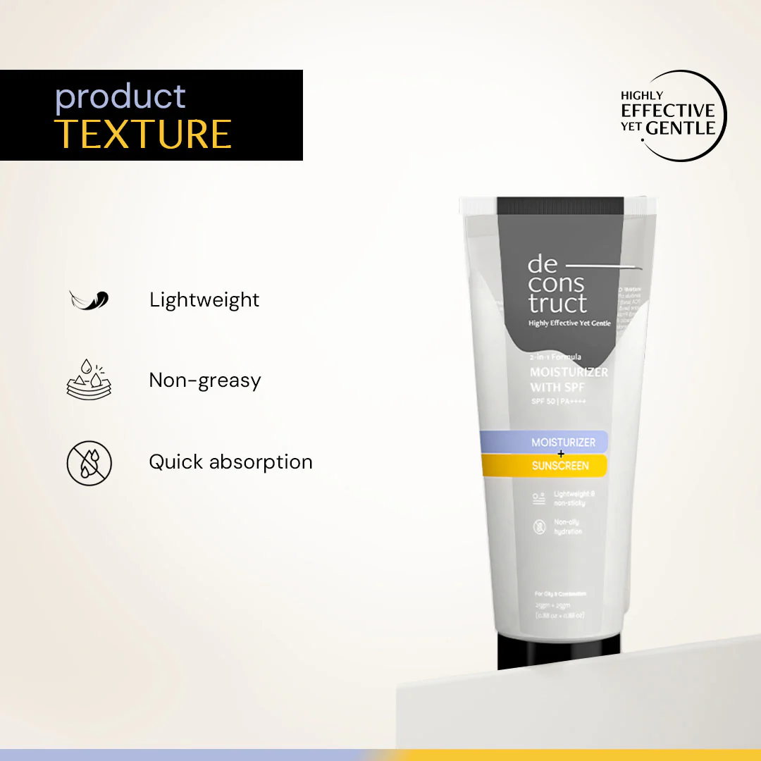 2 in 1 Moisturizer & Sunscreen | SPF 50 PA++++ - Image 9