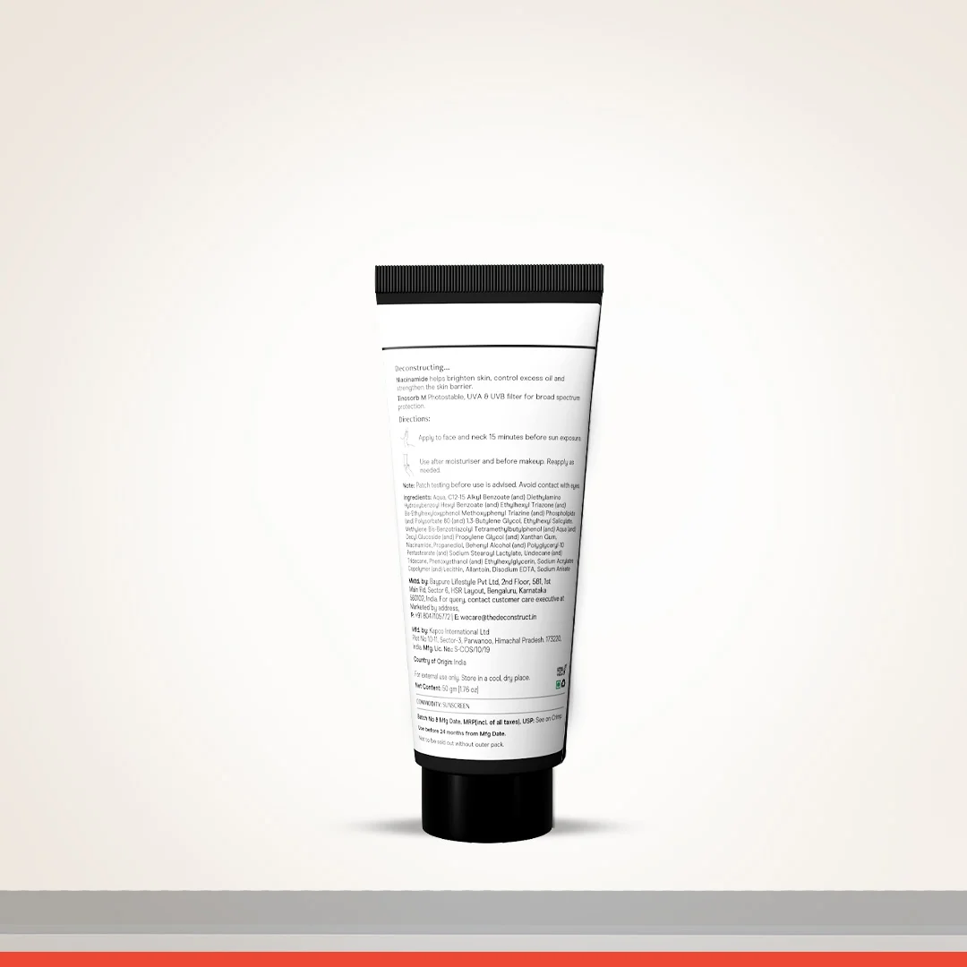 Fluid Brightening Sunscreen SPF 50+ PA++++ | Lightweight, Water-Resistant, No White Cast | For All Skin Types | 50g - Image 11