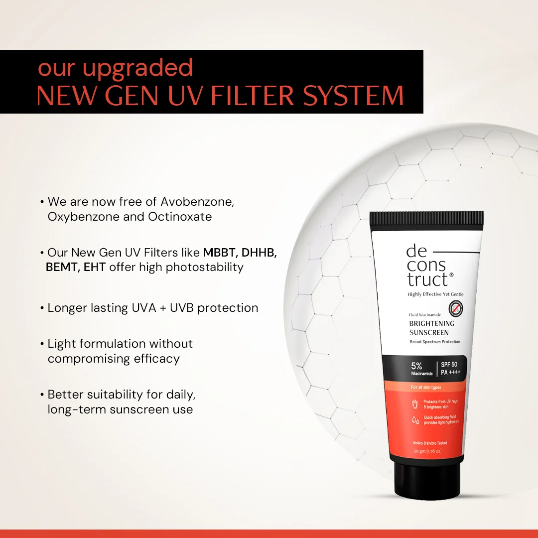Fluid Brightening Sunscreen SPF 50+ PA++++ | Lightweight, Water-Resistant, No White Cast | For All Skin Types | 50g - Image 6
