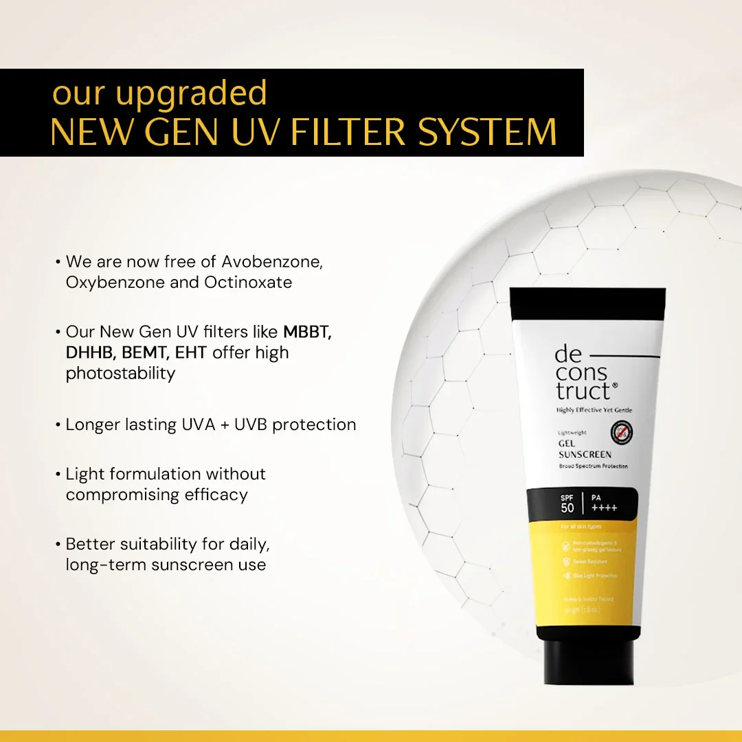 Gel Sunscreen for Oily Skin - SPF 50 PA++++ | 100% Photostable Sunscreen with 4 New Gen UV Filters | Long Lasting | Lightweight, Airy, Non-greasy | In-Vivo Tested - Image 5