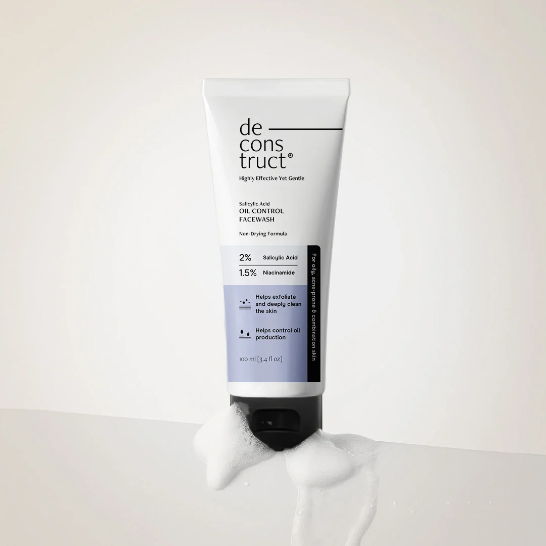 Salicylic Acid Oil Control Face Wash | 2% Salicylic acid + 1.5% Niacinamide |  Non-drying & Cooling - Image 10