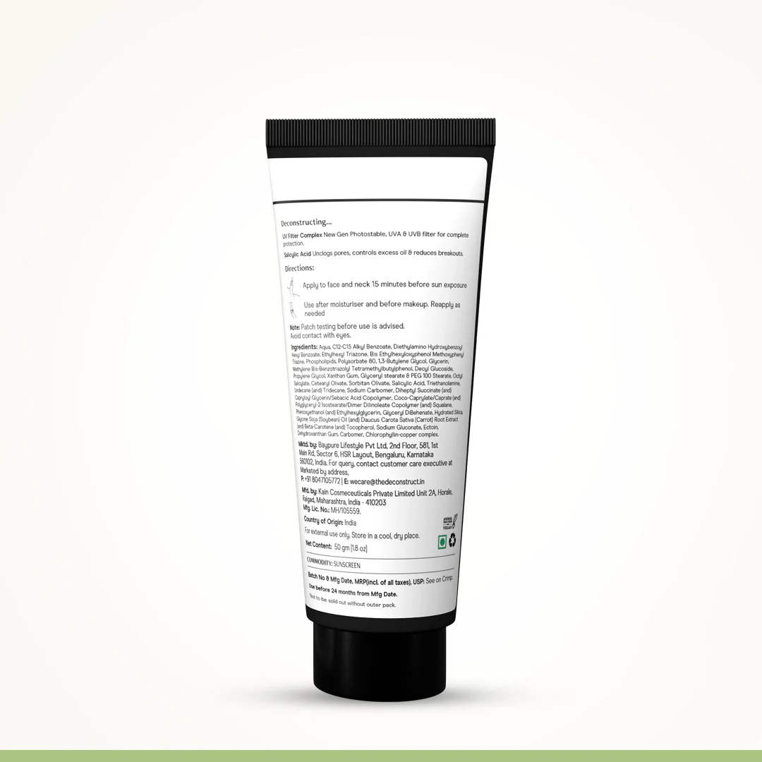 Salicylic Acid Gel Sunscreen - Image 12