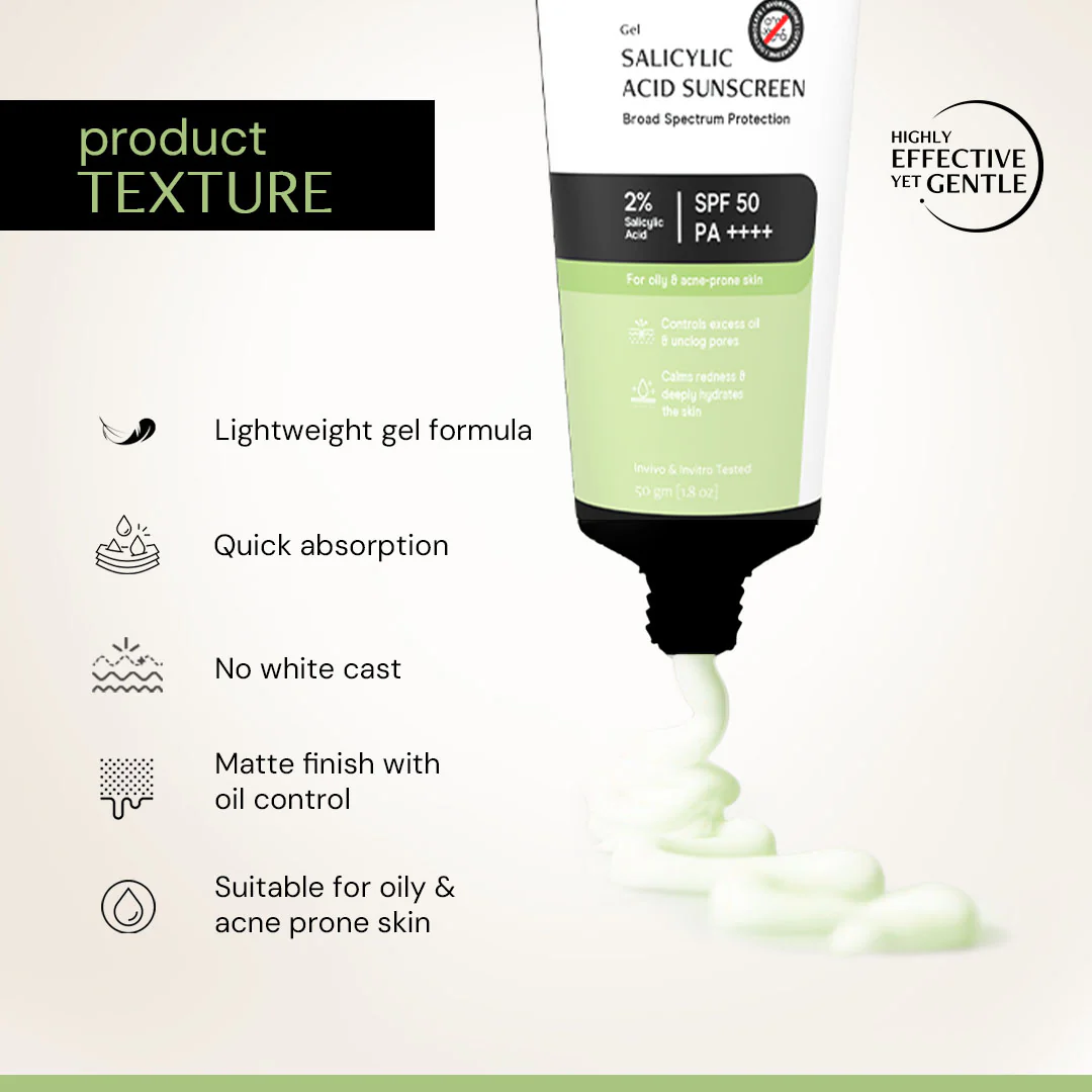 Salicylic Acid Gel Sunscreen - Image 3