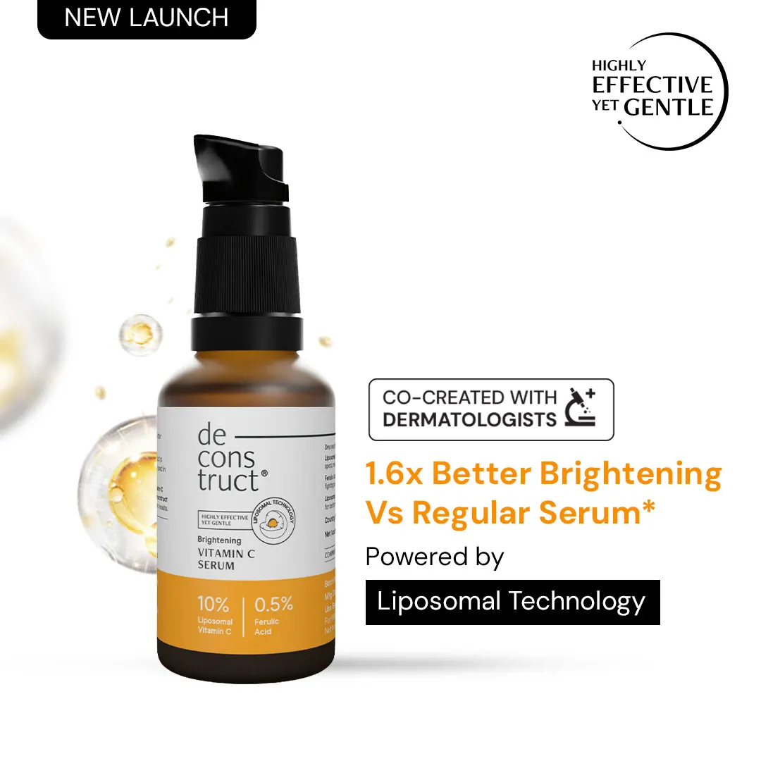 10% Vitamin C Serum for Glowing Skin | Clinically Tested, Non-Irritating| Brightens & Evens Tone  | For Oily Skin - Image 3